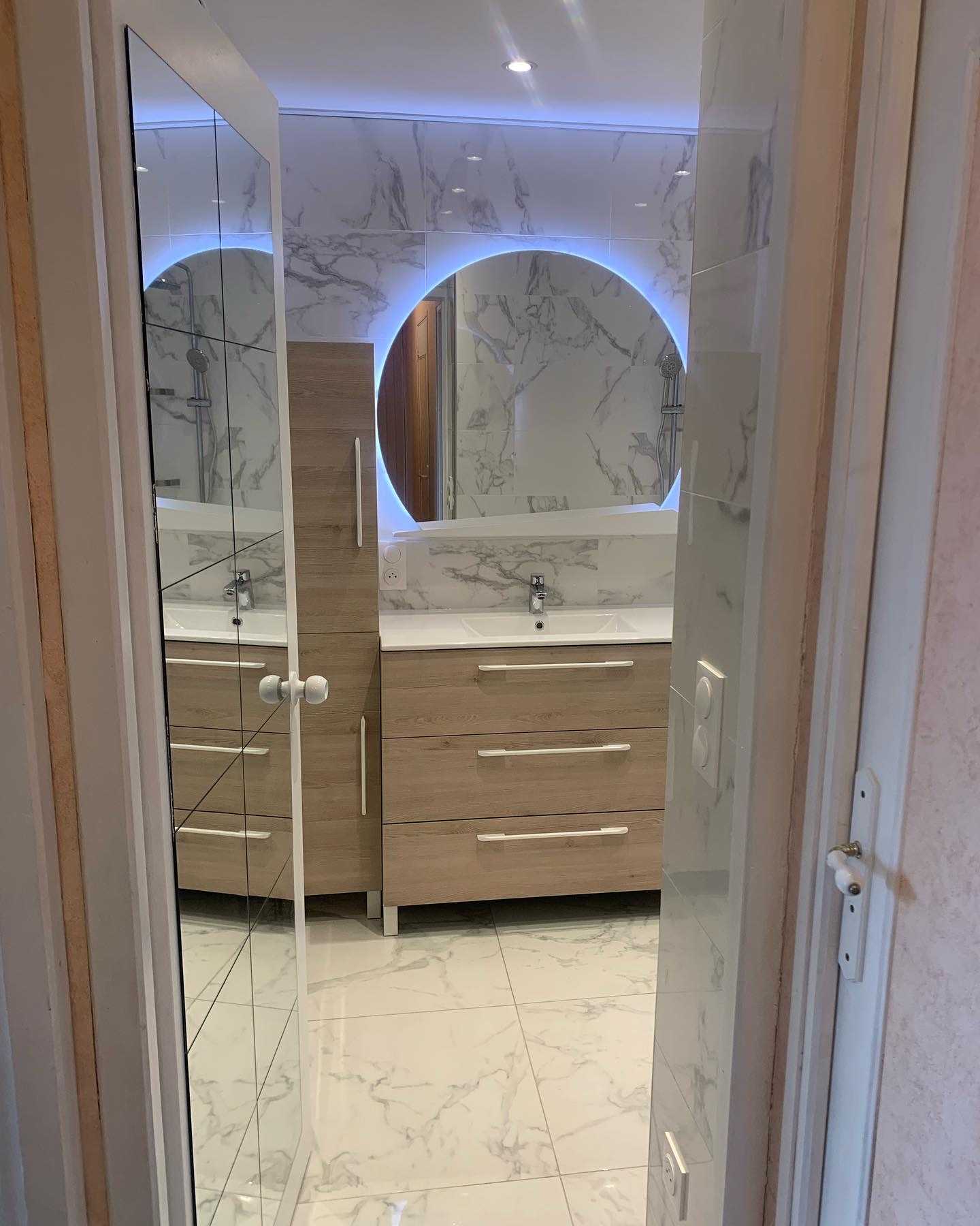 Rénovation Salle de Bain Marbre